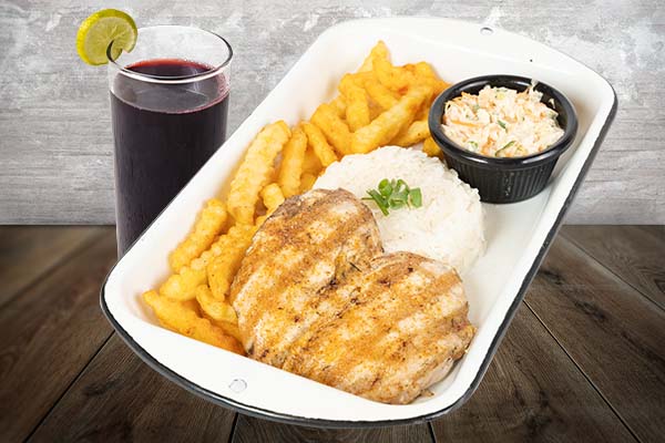 ALMUERZOS PARRILLEROS (Pechuga de pollo parrillero)